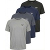 image:imageReebok 4 Pack Boys Mesh Short Sleeve Crew Neck TShirt  Athletic Misture Wicking Tops for Teens Kids amp YouthSolid Black  Solid Navy Blazer  Solid Quiet Shade  Solid Ultimate Grey