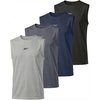 image:imageReebok 4 Pack Boys Mesh Tank Tops Athletic Active Sleeveless Basketball Running Sports Training Gym Workout Muscle 618Solid Black  Solid Navy Blazer  Solid Quiet Shade  Solid Ultimate Grey