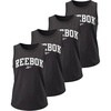 image:imageReebok 4 Pack Girls Mesh Tank Tops Athletic Active Sleeveless Sports Workout Running Dance Gym Summer Cute 616Solid Black  Solid Ultimate Grey  Solid Festival Bloom  Solid Bright White
