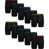 image:imageReebok Boys Underwear 10 Pack Performance MoistureWicking Boxer Briefs  Precise Youth Inseam Sizing Keeps Him Comfy Built for School Sports and Everyday PlayJet Black