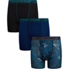 Black/Blue Depths/Mediterranean Print