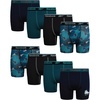 Maritime Blue/Teal Blue/Black/Pool Blue Print