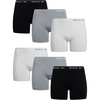 image:imageReebok Boyshort Underwear for Women  6 Pack Seamless Boy Shorts Panties for Women Sizes SXL Extended Plus Size 1X3XGrayBlackNatural Spacedye