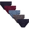 image:imageReebok Mens Low Rise Briefs  5 Pack Soft Stretch Performance Low Rise Mens Underwear TagFree Comfort BriefsBlueNavyGrape