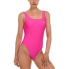 image:imageReebok One Piece Swimsuit Women Scoop Back High Cut Womens Bathing Suits One Piece Ladies Athletic Backless Swim SuitPink