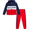 image:imageReebok Toddler Boys Fleece FullZip Hoodie amp Jogger Set for School amp Play  Cozy Soft Fabric Feel Ribbed Cuffs amp Elastic Waistband Stay Put Through Active Play Colorblock Style Pairs with SneakersVector Red