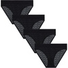 image:imageReebok Womens Bikini Underwear  4 Pack Lightweight Micro Mesh Bikini Underwear for Women Sizes SXLBlack 4pk
