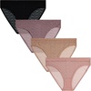 image:imageReebok Womens Bikini Underwear  4 Pack Lightweight Micro Mesh Bikini Underwear for Women Sizes SXLBlackPlumDusty RoseDark Peach 4pk