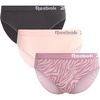 image:imageReebok Womens Bikini Underwear 3 Pack Soft Stretch Seamless Panties  Smooth Feel Stays Comfortable All Day Relaxed Waistband Sits Gently on the Hips Without Digging inToadstoolBlackened PearlLotus