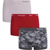 image:imageReebok Womens Boyshorts  3 Pack Seamless Performance Stretch Underwear Panties for Women 3 InseamBlack JacquardRedSoft Pink