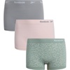 image:imageReebok Womens Boyshorts  3 Pack Seamless Performance Stretch Underwear Panties for Women 3 InseamLilyShark SkinLotus