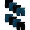 image:imageReebok Womens Boyshorts  8 Pack Performance Seamless Underwear for Women  StayPut Design Moves with You Flexible 4Way Flexible Fabric Eliminates Lines and Everyday DiscomfortDeep TealBlack Seamless