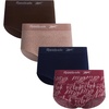 image:imageReebok Womens Briefs 4 Pack Performance Stretch High Cut Seamless Udnerwear  womens briefs high waist boyshorts panties seamless breathable under wear pack no show full pantys underware clothing spandexRose JacquardEvening BlueDark BrownSphinx Jacquard