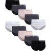 image:imageReebok Womens Hipster Briefs  10 Pack Plus Size Soft Stretch Seamless  Designed to Fit Your Curves Relaxed Waistband Sits Smoothly Without Digging in or Feeling RestrictiveWhiteBlackLotusBlack