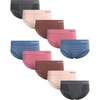 image:imageReebok Womens Hipster Panties Underwear Stretch TagFree Waistband 10 Pack  Made for Busy Mornings Gym Sessions and Everyday Routines BarelyThere Feel Glides Under Any OutfitBlue Stripe MelangeLotusCharcoal HeatherLilasDeep Taupe