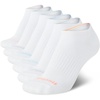 image:imageReebok Womens Low Cut Socks 6 Pack Lightweight Performance Athletic Socks  Performance Stretch Lightweight and Breathable Toe Seam with Arch SupportAll White