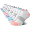 image:imageReebok Womens No Show Socks Moisture Wicking Cushion Low Cut Socks 12 Pack  Stretch Performance Fabric Cushioned Heel and Toe Arch Support Comfort Seam Shoe Size 410All White Multi