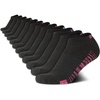 image:imageReebok Womens No Show Socks Moisture Wicking Cushion Low Cut Socks 12 Pack  Stretch Performance Fabric Cushioned Heel and Toe Arch Support Comfort Seam Shoe Size 410Black Multi