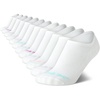 image:imageReebok Womens No Show Socks Stretch Performance Invisible Liners 12 PackWhite