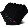 image:imageReebok Womens No Show Socks Stretch Performance Invisible Liners 6 Pack  MoistureWicking Fabric Silicone Heel Grip Reinforced Heel amp Toe Ultra Low Cut Shoe Size 410Black