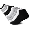 image:imageReebok Womens Quarter Socks 12 Pack Moisture Wicking Athletic Socks  MoistureWicking Fabric with a Flexible Stretch Fit Arch Support and a Comfort Toe SeamBlackWhite Assorted