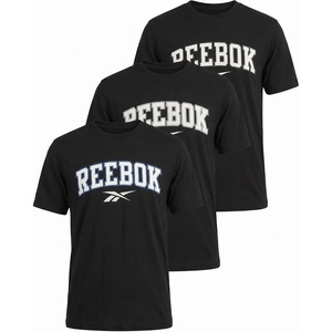 image:imageReebok 3 Pack Boys Cotton Short Sleeve Crew Neck Shirts Kids Teens Youth Athletic Running Basketball TShirts Tee 618Solid Black  Solid Black  Solid Black