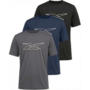 image:imageReebok 3 Pack Boys Dry Fit T Shirts Short Sleeve Athletic Active Sports Tee Shirt for Kids Teens Youth Boy Spring Size 618Solid Black  Solid Navy Blazer  Solid Quiet Shade