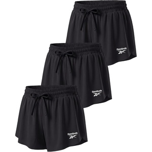 image:imageReebok 3 Pack Girls Dry Fit Flowy Butterfly Shorts Athletic Sports Active Gym Running Youth Teen Tween Summer 616Solid Black  Solid Barely Blue  Solid Festival Bloom