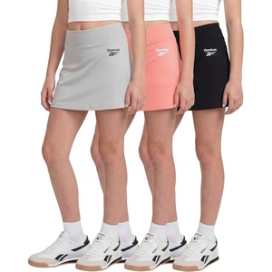 image:imageReebok 3 Pack Girls Skorts Athletic Dry Fit Tennis Golf Skirt with Built in Shorts Active for Kids Teens Tweens Sizes 616Solid Black  Solid Peach Bud  Solid Barely Blue