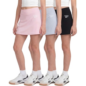 image:imageReebok 3 Pack Girls Skorts Athletic Dry Fit Tennis Golf Skirt with Built in Shorts Active for Kids Teens Tweens Sizes 616Solid Black  Solid Plein Air  Solid Festival Bloom