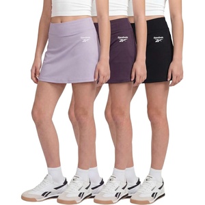 image:imageReebok 3 Pack Girls Skorts Athletic Dry Fit Tennis Golf Skirt with Built in Shorts Active for Kids Teens Tweens Sizes 616Solid Black  Solid Plum Perfect  Solid Orchid Petal