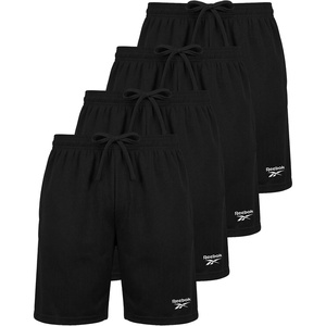 image:imageReebok 4 Pack Boys Athletic Mesh Shorts  Basketball Soccer Running Gym Sports Workout Shorts Kids Teens Youth 618Solid Black  Solid Black  Solid Black  Solid Black