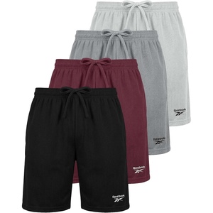 image:imageReebok 4 Pack Boys Athletic Mesh Shorts  Basketball Soccer Running Gym Sports Workout Shorts Kids Teens Youth 618Solid Black  Solid Burgundy  Solid Ultimate Grey  Solid Dawn Blue