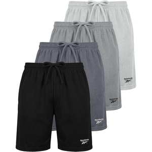 image:imageReebok 4 Pack Boys Athletic Mesh Shorts  Basketball Soccer Running Gym Sports Workout Shorts Kids Teens Youth 618Solid Black  Solid Quiet Shade  Solid Ultimate Grey  Solid Dawn Blue
