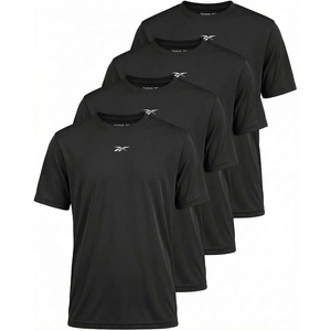 image:imageReebok 4 Pack Boys Dry Fit Short Sleeve T Shirts Athletic Active Running Sports Tee Shirt for Kids Teens Youth Boy Size 618Solid Black  Solid Black  Solid Black  Solid Black