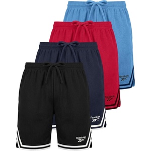 image:imageReebok 4 Pack Boys Mesh Shorts Athletic Basketball Soccer Baseball Running Sports Gym Quick Dry School Sizes 618Solid Black  Solid Navy Blazer  Solid Ski Patrol  Solid All Aboard