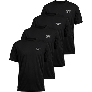 image:imageReebok 4 Pack Boys Short Sleeve Cotton Crew Neck T Shirt Athletic Sports Tee Tops Kids Teens YouthSolid Black  Solid Black  Solid Black  Solid Black