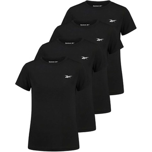 image:imageReebok 4 Pack Girls Mesh Athletic Short Sleeve T Shirts Summer Soccer Moisture Wicking Crew Neck Tops Tees Teen Youth 616Solid Black  Solid Ultimate Grey  Solid Festival Bloom  Solid Bright White