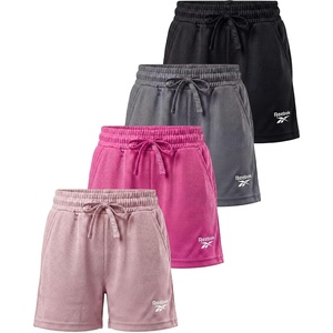 image:imageReebok 4 Pack Girls Mesh Shorts Athletic Soccer Basketball Volleyball Running Track Softball Sports Gym Workout School 616Solid Black  Solid Quiet Shade  Solid Fuchsia Fedora  Solid Fragrant Lilac