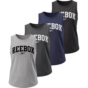 image:imageReebok 4 Pack Girls Mesh Tank Tops Athletic Active Sleeveless Sports Workout Running Dance Gym Summer Cute 616Solid Black  Solid Navy Blazer  Solid Ultimate Grey  Solid Fragrant Lilac