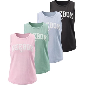 image:imageReebok 4 Pack Girls Mesh Tank Tops Athletic Active Sleeveless Sports Workout Running Dance Gym Summer Cute 616Solid Black  Solid Plein Air  Solid Birds Egg Green  Solid Festival Bloom