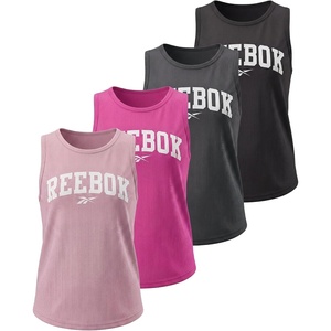 image:imageReebok 4 Pack Girls Mesh Tank Tops Athletic Active Sleeveless Sports Workout Running Dance Gym Summer Cute 616Solid Black  Solid Quiet Shade  Solid Fuchsia Fedora  Solid Fragrant Lilac