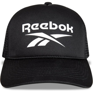 image:imageReebok Aero Trucker Hat  Snapback  Adjustable  Mesh Back  Retro  Baseball  Streetwear  Urban  Lifestyle  WhiteAero  Black