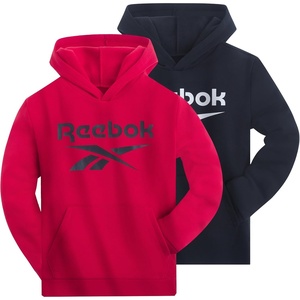 image:imageReebok Boys Fashion Hoodie Sweatshirts 2 Pack Fleece Hoodies for Boys Size 820Black  Red