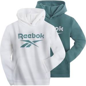 image:imageReebok Boys Fashion Hoodie Sweatshirts 2 Pack Fleece Hoodies for Boys Size 820ChalkOlive