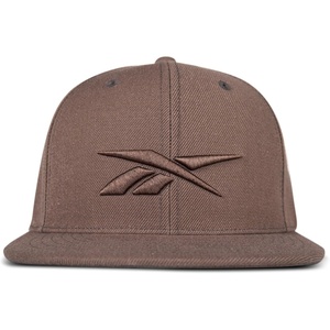 image:imageReebok Identity Vector Hat Adjustable Snapback Closure Flat Brim Heavyweight Acrylic CapIdentity Vector  Utility Brown
