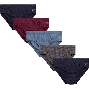 image:imageReebok Mens Low Rise Briefs  5 Pack Soft Stretch Performance Low Rise Mens Underwear TagFree Comfort BriefsBlueNavyGrape