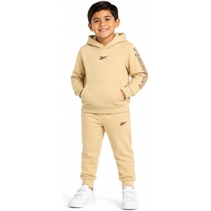 image:imageReebok Toddler Boys Cozy 2Piece Fleece Hoodie amp Sweatpants Jogger Set  Soft Warm Layer for Play or Casual Days Secure Ankle Cuffs and Easy Fit Built for Everyday Comfort Through Fall and WinterUtility Beige
