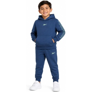 image:imageReebok Toddler Boys Cozy 2Piece Fleece Hoodie amp Sweatpants Jogger Set  Soft Warm Layer for Play or Casual Days Secure Ankle Cuffs and Easy Fit Built for Everyday Comfort Through Fall and WinterDusty Blue