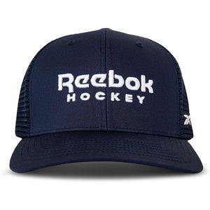 image:imageReebok Trucker Hat  Snapback  Adjustable  Everyday  Fitness  Sun Protection  Classic  Baseball CapHockey Stacked  Navy